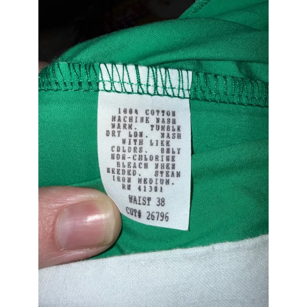Men's Polo Ralph Lauren Pleated Golf Shorts size 38 Green 1990’s Vintage Y2K